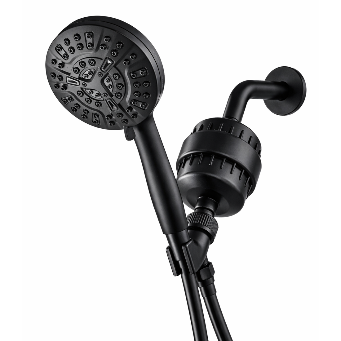 Luxe 10 Mode Showerhead Complete Shower Kit