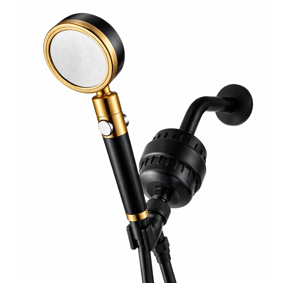 MineralStream Duo Shower Head Showerhead Complete Shower Kit