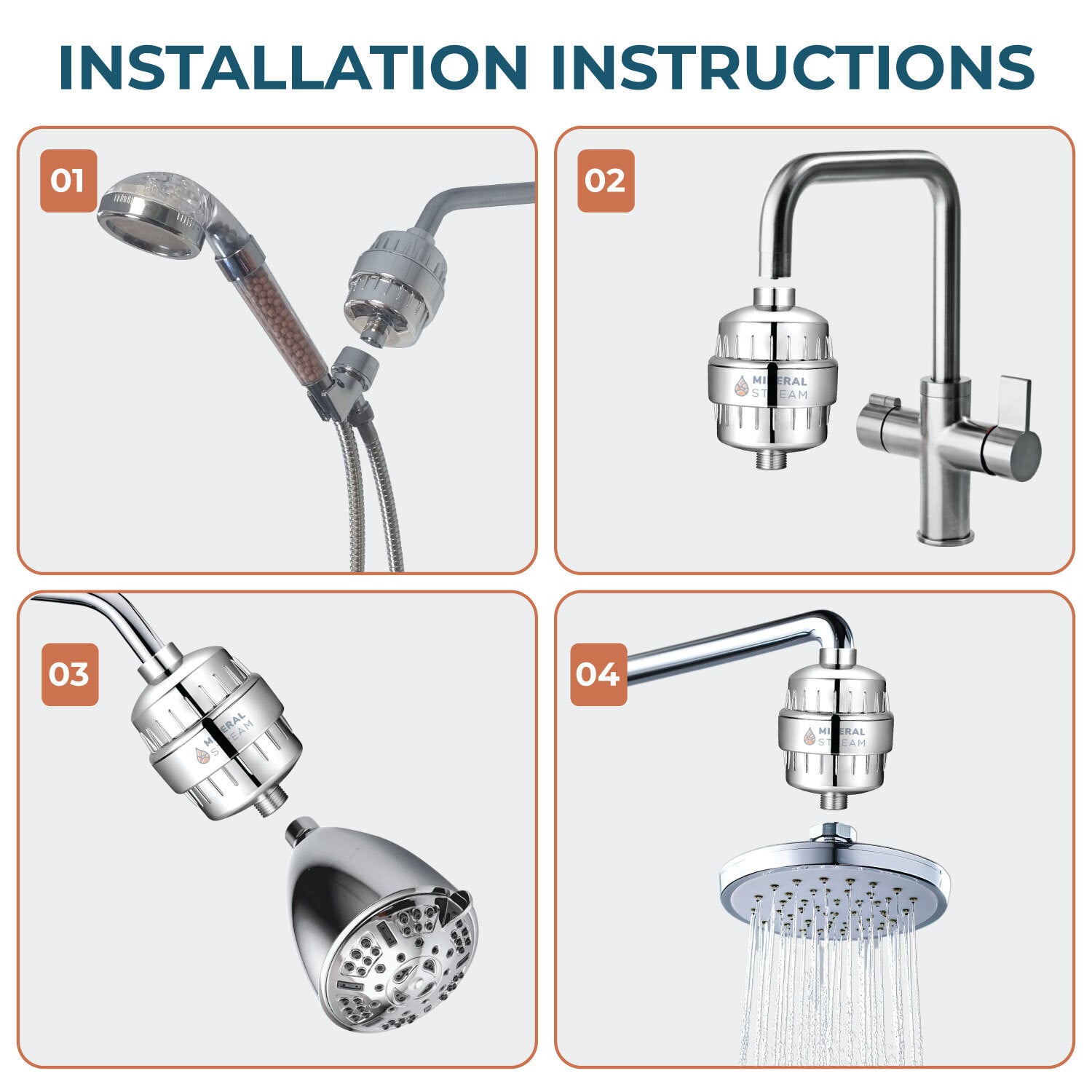 Φίλτρο ντους για σκληρό νερό