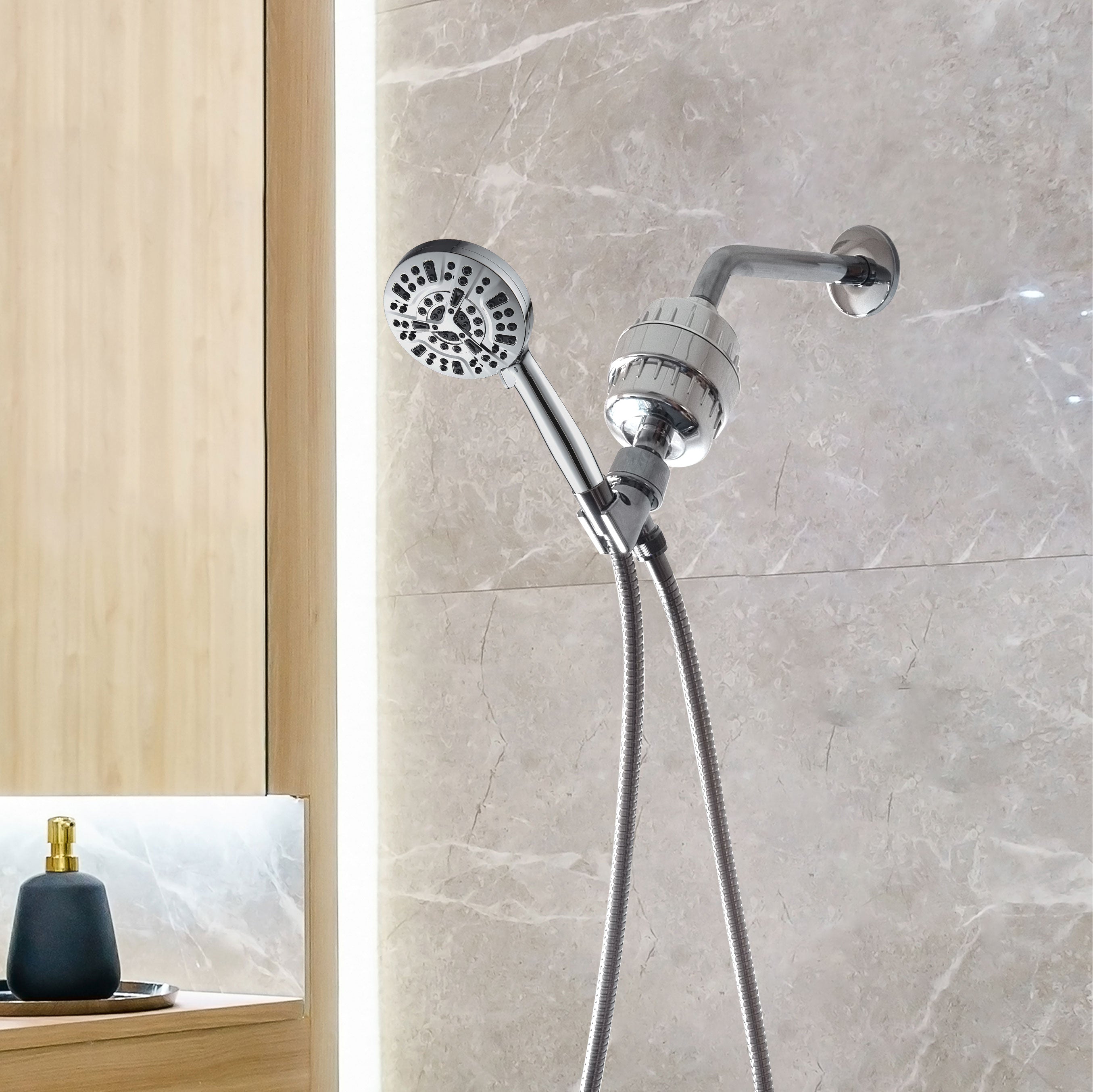 MineralSstream Luxe 10 Λειτουργία Υψηλή πίεση ντους κεφαλής (φιλτραρισμένο)