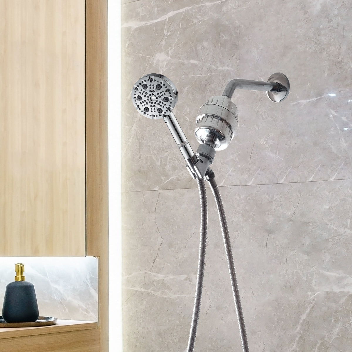 MineralStream Luxe 9 Mode High Pressure Showerhead (Filtered)