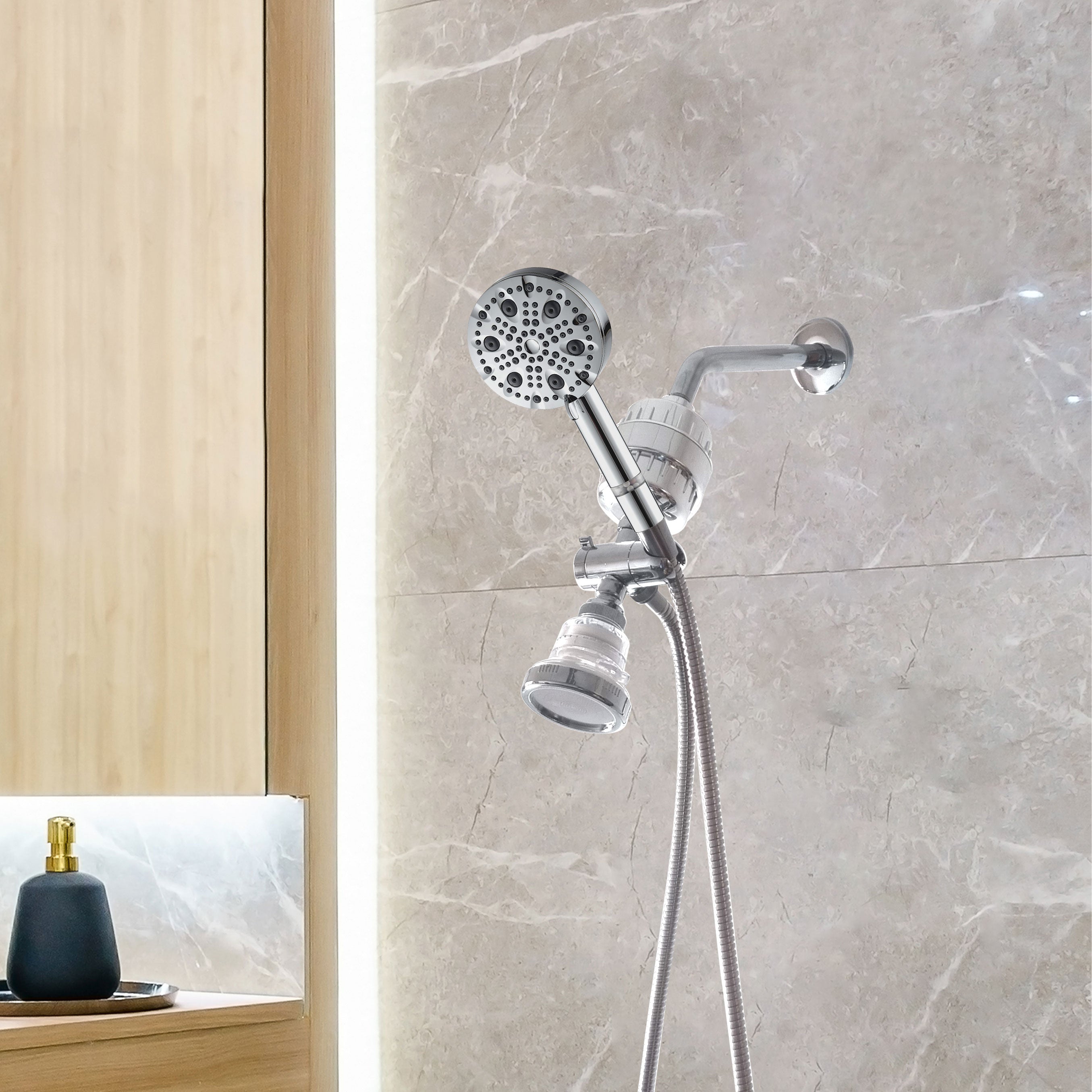 MineralSstream Luxe 9 Λειτουργία Υψηλή πίεση ντους (φιλτραρισμένο)