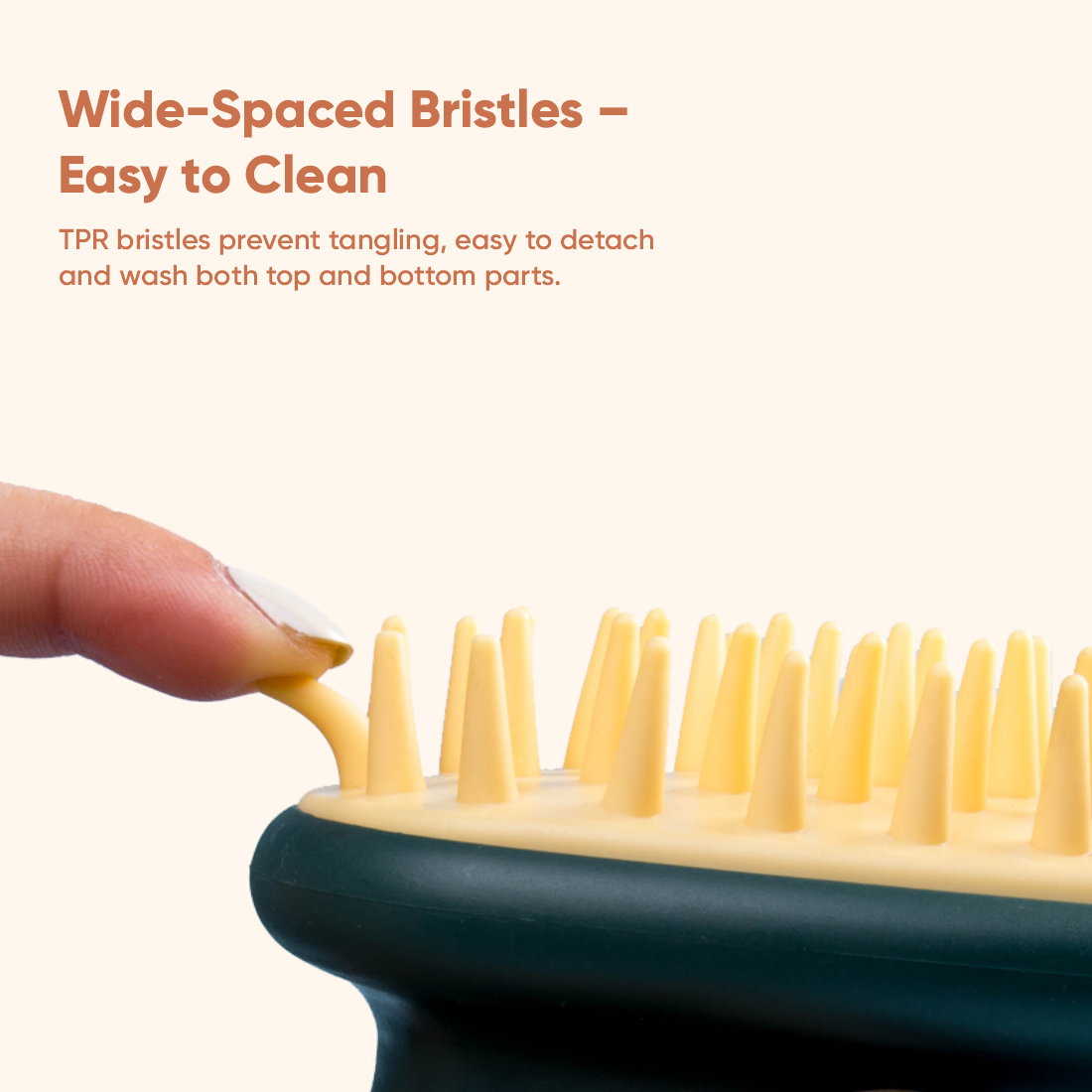 Ντους μασάζ τριχωτό της κεφαλής