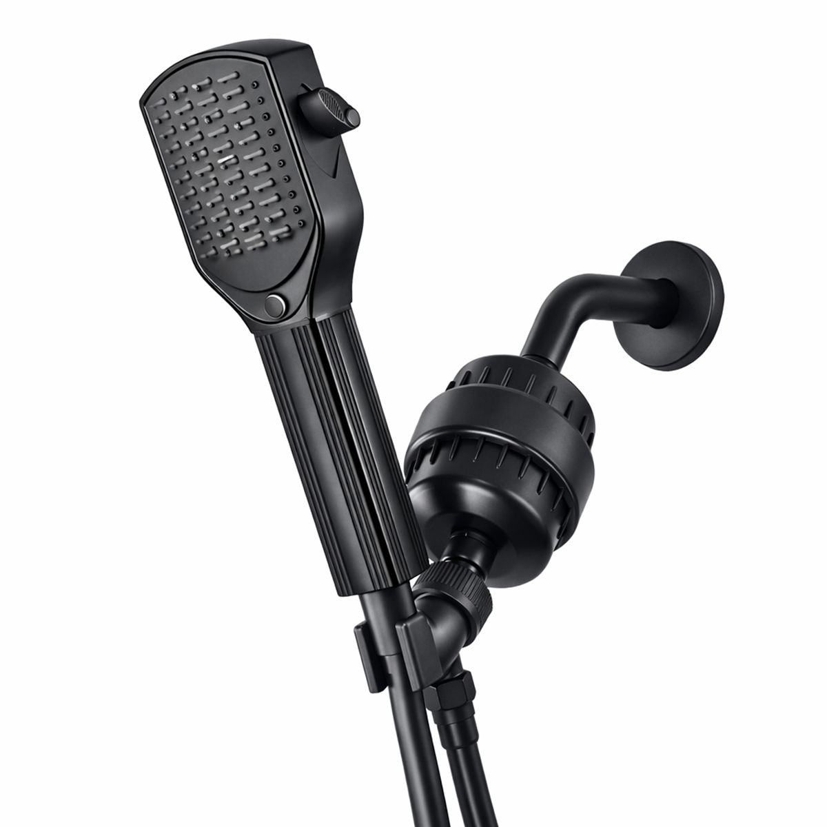 Detangler Combead Showerhead Complete Shower Kit