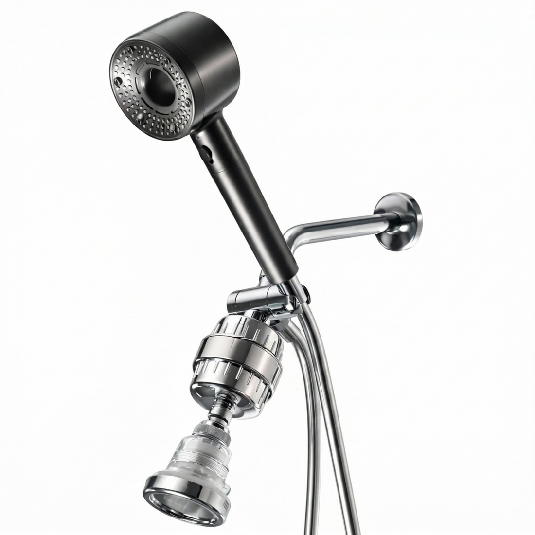 Γεια σου καθαρό φιλτραρισμένο σύστημα διπλού ντους