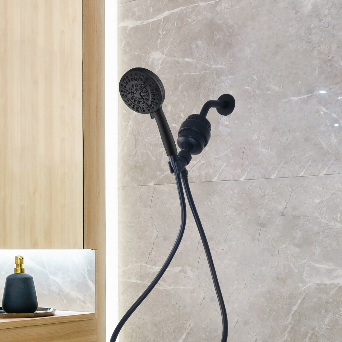 Luxe 10 Mode Showerhead πλήρες ντους