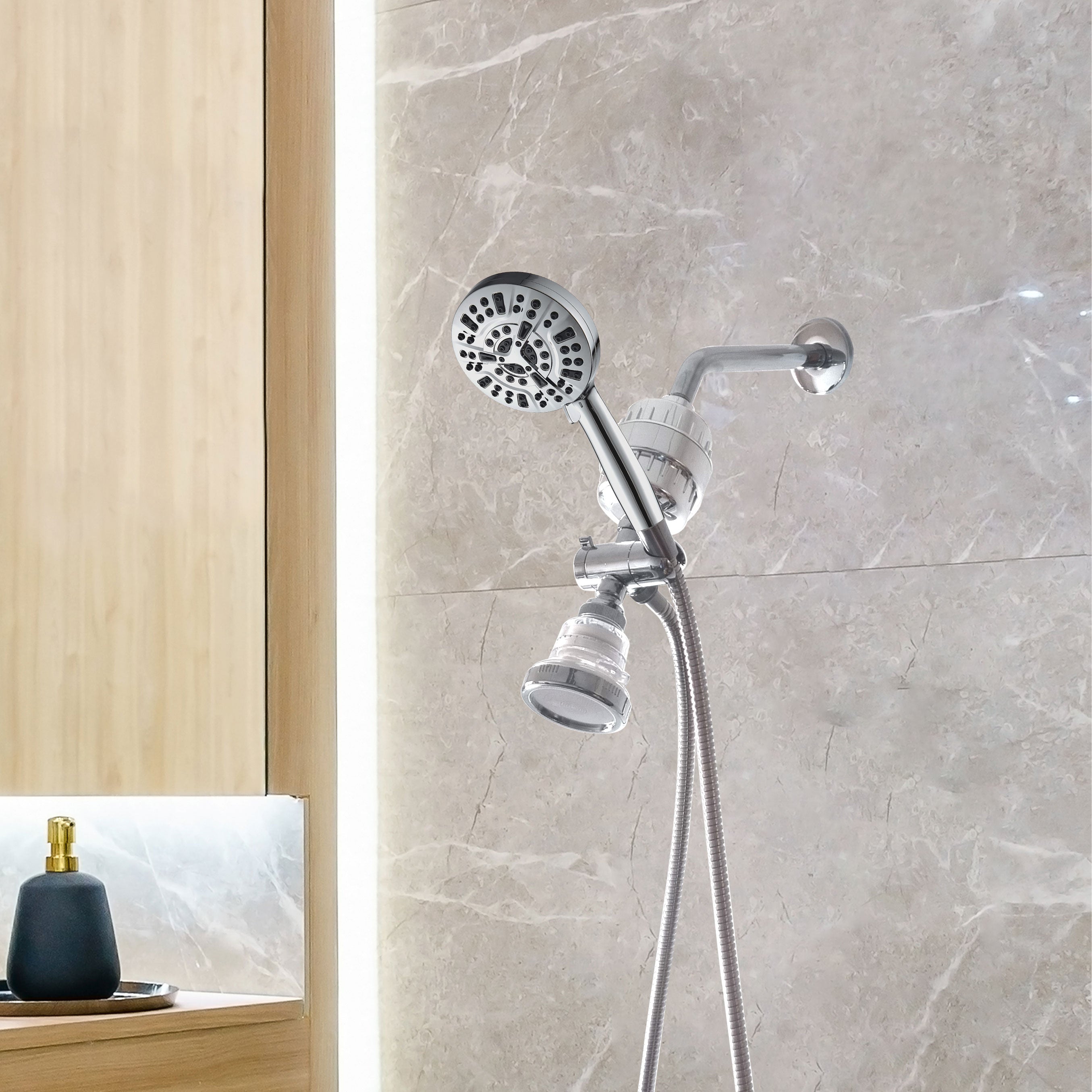 MineralSstream Luxe 10 Λειτουργία Υψηλή πίεση ντους κεφαλής (φιλτραρισμένο)