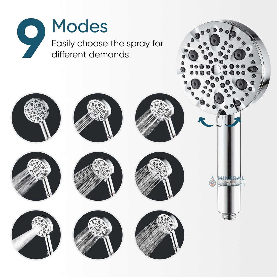 Luxe 9 mode ντους ντους Essentials κιτ